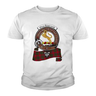 Mackintosh Scottish Clan Badge & Tartan Youth T-shirt - Thegiftio UK