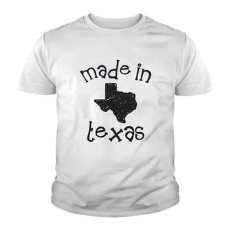 Made In Texas Youth T-shirt | Mazezy