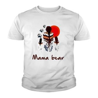 Mama Bear Native American Youth T-shirt | Mazezy