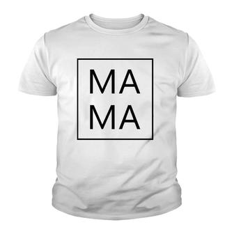 Mama First Mother's Day New Mom Gifts Dada Family Matching Youth T-shirt | Mazezy