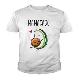 Mamacado Avocado Pregnant Mom Pregnancy Avo Youth T-shirt | Mazezy