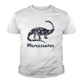 Mamasaurus Birthday Gift For Mom Mothers Day Gift Mama Youth T-shirt | Mazezy