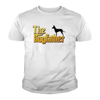 Manchester Terrier Gifts - The Dogfather Gift Youth T-shirt | Mazezy