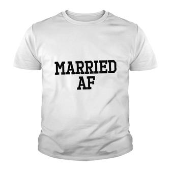 Married Af Groom Youth T-shirt - Thegiftio UK