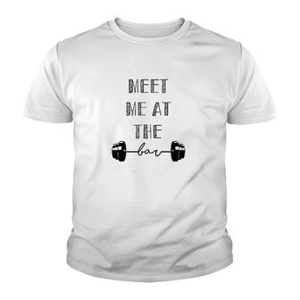 Meet Me At The Bar Youth T-shirt | Mazezy