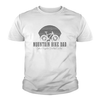 Mens Mountain Bike Dad Vintage Mtb Downhill Biking Cycling Biker Youth T-shirt | Mazezy