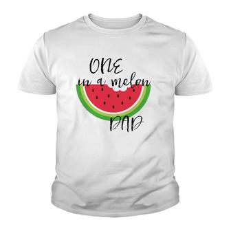 Mens One In A Melon Dad Matching Birthday Gift Sets Parents Men Youth T-shirt - Thegiftio UK