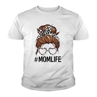 Momlife Kidlife Mama And Mini Mommy And Me Matching Outfit Youth T-shirt | Mazezy