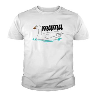 Momma Goose Funny Tee Mother's Day Gift Youth T-shirt | Mazezy