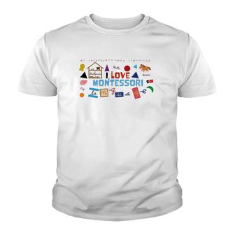 Montessori Method Of Education Language Lovers Youth T-shirt | Mazezy
