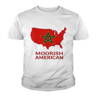 Moorish American Proud Flag Youth T-shirt | Mazezy