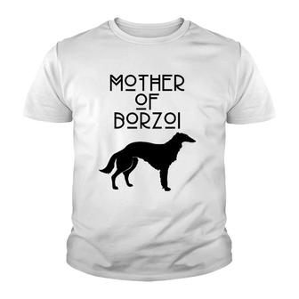 Mother Of Borzoi Acr016a Dog Youth T-shirt | Mazezy DE