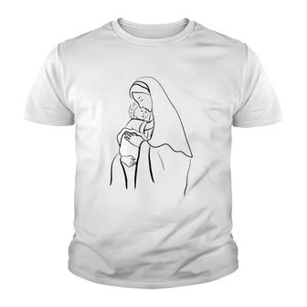 Mother Of God Mary Youth T-shirt