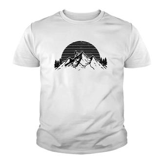 Mountain Bike Mtb Bicycle Cycling Downhill Biking Gift Youth T-shirt | Mazezy