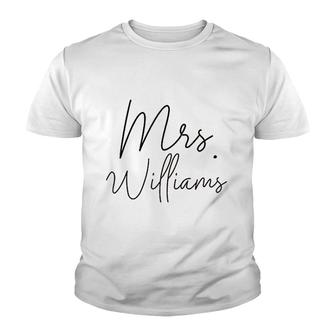 Mrs Williams Youth T-shirt | Mazezy