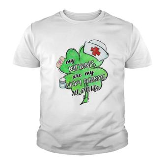 My Patients Are My Lucky Charm Lpn Youth T-shirt - Thegiftio UK