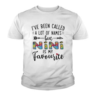 Nini Is My Favourite Name Youth T-shirt | Mazezy