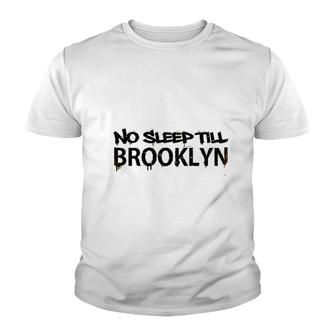No Sleep Till Brooklyn Graffity Youth T-shirt | Mazezy