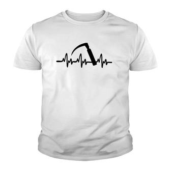 Nurse Anesthetist Crna Gift Ekg Laryngoscope Heartbeat Pulse Youth T-shirt | Mazezy