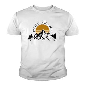 Pacific Northwest Pnw Vintage Oregon Idaho Washington Gift  Youth T-shirt