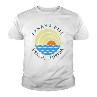 Panama City Beach Florida Waves Youth T-shirt - Thegiftio UK