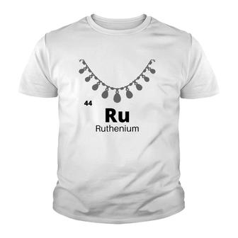 Periodic Table Of Elements Ruthenium Ruth Science Youth T-shirt | Mazezy