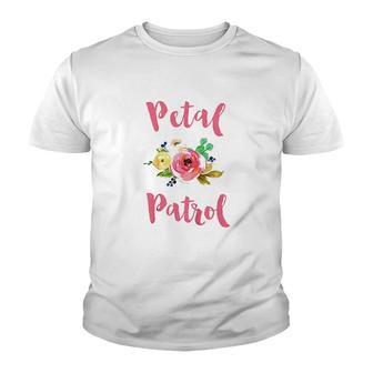 Petal Patrol Youth T-shirt | Mazezy