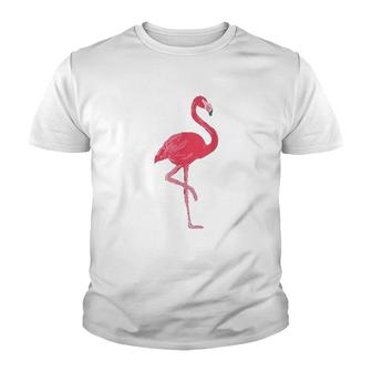 Pink Flamingo Design Youth T-shirt - Thegiftio UK