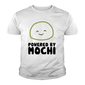 Powered By Mochi Japanese Mochi Lover Gift Youth T-shirt | Mazezy