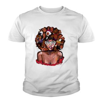 Powerful History Month Pride Dna I Love My Roots Black Women Youth T-shirt - Thegiftio UK