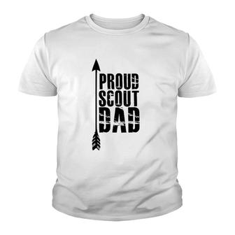 Proud Scout Dad - Parent Father Of Boy Girl Club Youth T-shirt | Mazezy