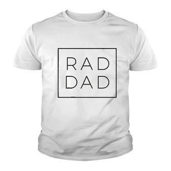 Rad Dad Boxed Youth T-shirt | Mazezy