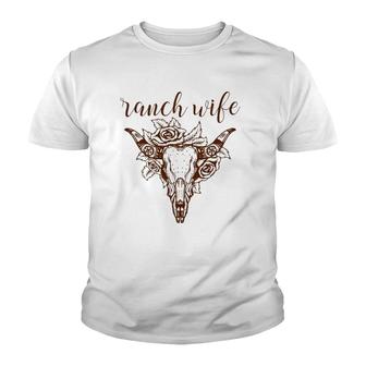 Ranch Wife Country Mama Tried Rodeo Music Outlaw Hippie Barn Youth T-shirt | Mazezy AU