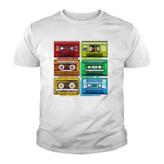 Retro Lgbt Audio Cassette Music Tape 80S 90S Collector Youth T-shirt | Mazezy