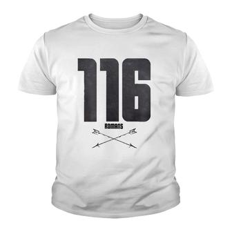 Romans 116 Unashamed Christian For Men And Women Youth T-shirt | Mazezy