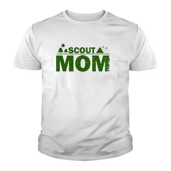 Scout Mom Proud Mother Scouting Scout Gifts Youth T-shirt | Mazezy