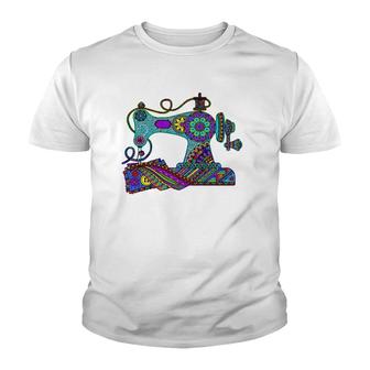 Sewing S Quilting S Sewing Machine Premium Youth T-shirt | Mazezy