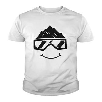 Ski Snowboard Skiing Goggles Snow Wintersport Skiing Youth T-shirt | Mazezy