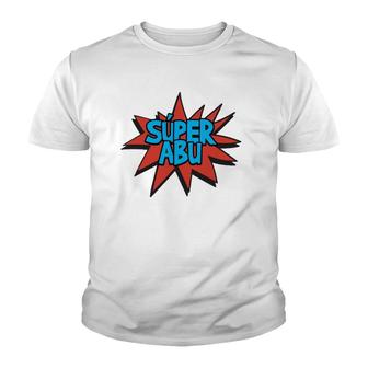 Spanish Grandparent - Abu Abuelo Abuela Super Hero Graphic Youth T-shirt | Mazezy