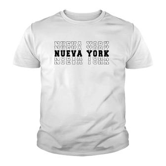 Straight Outta Nueva York Spanish New York City Youth T-shirt | Mazezy