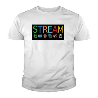Stream Technology Robotics For Teachers And Students Youth T-shirt | Mazezy