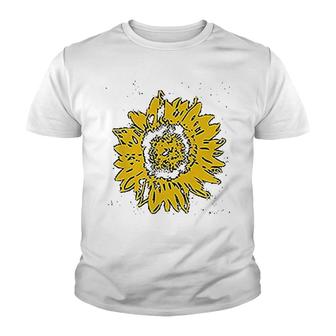Summer Sunflower Graphic Youth T-shirt | Mazezy