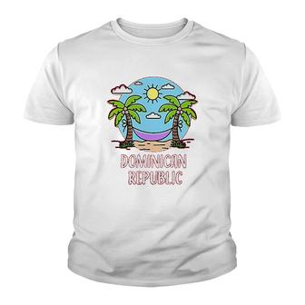 Summer Vacation Dominican Republic Youth T-shirt | Mazezy