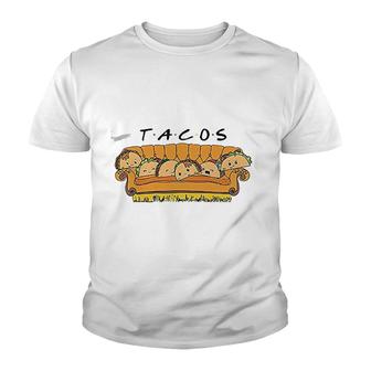 Tacos Friendship Youth T-shirt | Mazezy