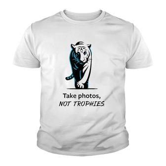 Take Photos, Not Trophies Tank Top Youth T-shirt | Mazezy AU