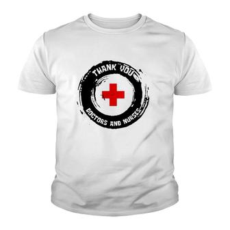 Thank You Doctors And Nurses Youth T-shirt | Mazezy