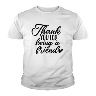 Thank You For Being A Golden Friend Vintage Retro Youth T-shirt | Mazezy
