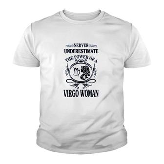 The Power Of A Virgo Youth T-shirt | Mazezy