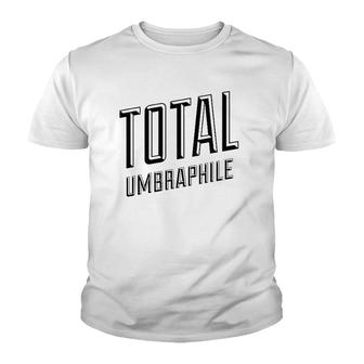 Total Umbraphile Eclipse Chaser - Solar And Lunar Youth T-shirt | Mazezy