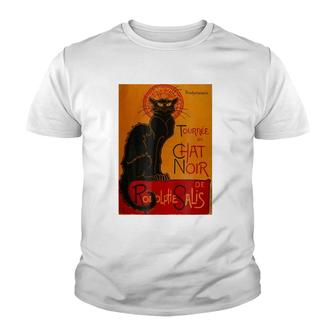 Tournee Du Chat Noir 1896 Classic French Painting Youth T-shirt | Mazezy